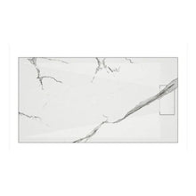 Load image into Gallery viewer, Bain Signature Sahara 60&quot; x 32&quot; Shower Base White Marble
