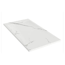 Load image into Gallery viewer, Bain Signature Sahara 60&quot; x 32&quot; Shower Base White Marble
