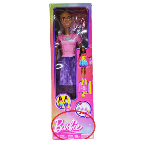 Barbie - 71 cm Doll & Fashion Accessories - Black Hair