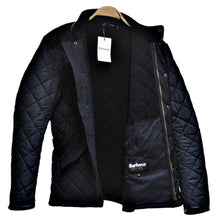 Load image into Gallery viewer, Barbour Men&#39;s Powell Sport Quilted Jacket Small - Black

