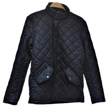 Load image into Gallery viewer, Barbour Men&#39;s Powell Sport Quilted Jacket Small - Black
