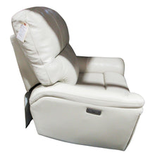 Load image into Gallery viewer, Barcalounger Top-grain Leather Power Rocker Recliner Cream
