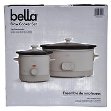 Load image into Gallery viewer, Bella Slow Cooker 2-Piece Set 6QT and 2QT Set-Liquidation Store
