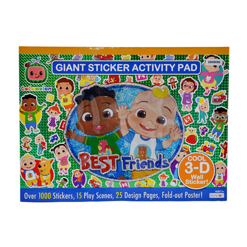 Bendon CoCoMelon Giant Sticker Activity Pad
