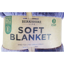 Load image into Gallery viewer, Berkshire Life Soft Blanket King Purple
