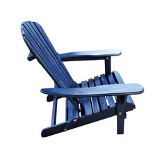 Load image into Gallery viewer, Best Choice Products Folding Wood Adirondack Chair Blue
