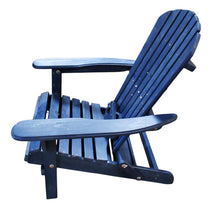 Load image into Gallery viewer, Best Choice Products Folding Wood Adirondack Chair Blue
