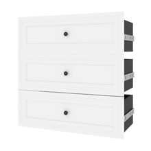 Load image into Gallery viewer, Bestar 3 Drawer Set for Versatile 36W Closet Organizer
