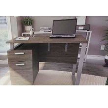 Load image into Gallery viewer, Bestar Libra Desk Grey

