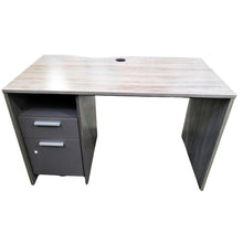 Load image into Gallery viewer, Bestar Meropa Small Computer Desk Walnut Grey
