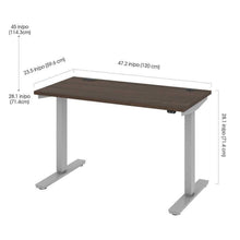Load image into Gallery viewer, Bestar Upstand 61 cm × 122 cm (24 in. × 48 in.) Height-adjustable Desk-Home-Liquidation Nation
