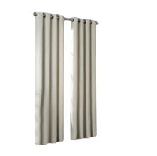 Load image into Gallery viewer, Bianca Grommet Single Curtain Panel 95&quot; Ivory
