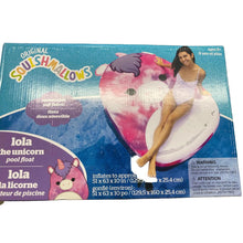 Load image into Gallery viewer, BigMouth Squishmallows lola the unicorn Fabric Floatie
