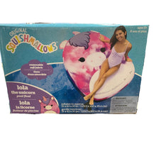 Load image into Gallery viewer, BigMouth Squishmallows lola the unicorn Fabric Floatie
