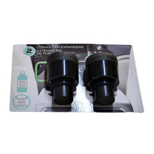 Load image into Gallery viewer, BirdRock Cupholder Expanders 2-pack - Black
