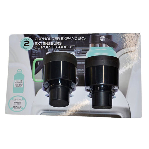 BirdRock Cupholder Expanders - Black 2-pack