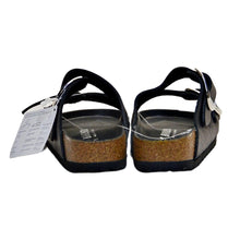 Load image into Gallery viewer, Birkenstock Ladies Arizona Big Buckle High Shine Slide Sandals US6M Black-Footwear-Liquidation Nation
