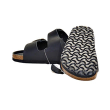 Load image into Gallery viewer, Birkenstock Ladies Arizona Big Buckle High Shine Slide Sandals US6M Black
