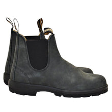 Load image into Gallery viewer, Blundstone Men&#39;s 587 Elastic Sided Boot Lined US8 - Rustic Black
