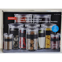 Load image into Gallery viewer, Bodum Durable Plastic Storage Jars 12-Pack - Black27.99
