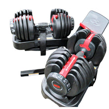 Load image into Gallery viewer, Bowflex SelectTech 552 Dumbbells and Stand with Media Rack
