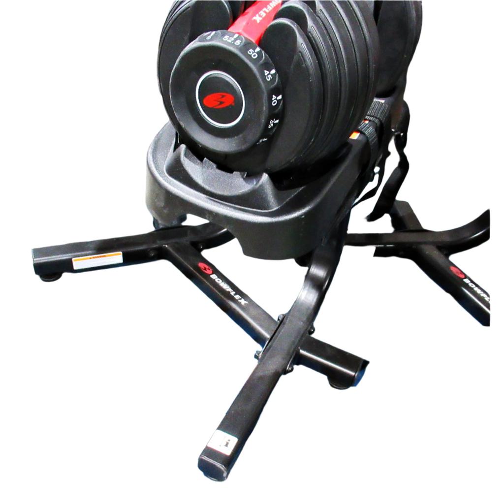 Bowflex SelectTech 552 Dumbbells and Stand with Media Rack