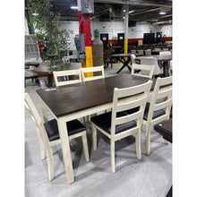 Load image into Gallery viewer, Brassex Contemporary 7-Piece Casual Dining Set - Espresso/White Oak
