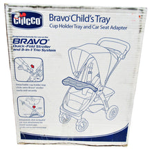 Load image into Gallery viewer, Bravo Stroller Child Tray Black
