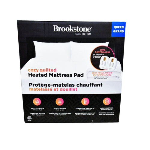 Brookstone Heated Mattress Pad Queen