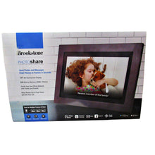 Load image into Gallery viewer, Brookstone PhotoShare 14” Smart Digital Picture Frame 8GB

