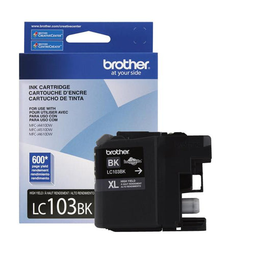 Brother High Yield Ink Cartridge LC103BKS Black