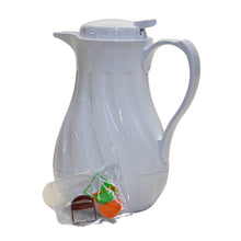 Load image into Gallery viewer, Browne - 1.2L Insulated Beverage Server With Push Button Swirl White
