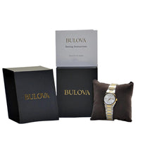 Load image into Gallery viewer, Bulova 98L323 Women&#39;s Two Tone Stainless Steel Quartz Watch
