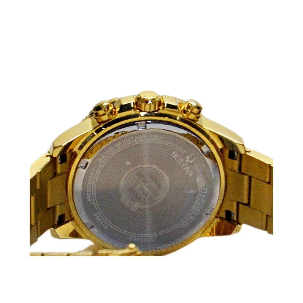 Bulova Men's 98A315 Sport Watch Gold/Black – Liquidation Nation