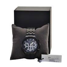 Load image into Gallery viewer, Bulova Men&#39;s 98B404 Ion-Plated Chronograph Watch - Black
