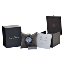 Load image into Gallery viewer, Bulova Men&#39;s 98B404 Ion-Plated Chronograph Watch - Black
