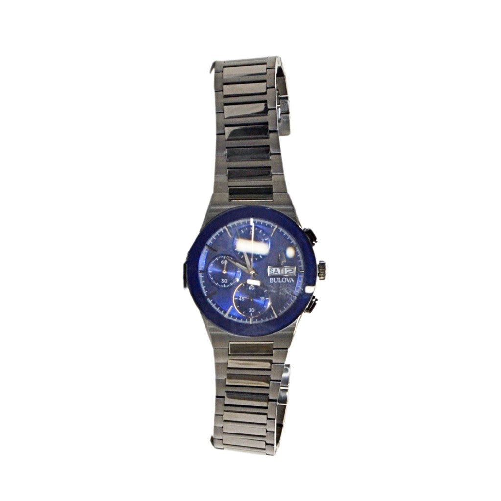 Bulova Orologio Cronografo al Quarzo Uomo con Cinturino in
