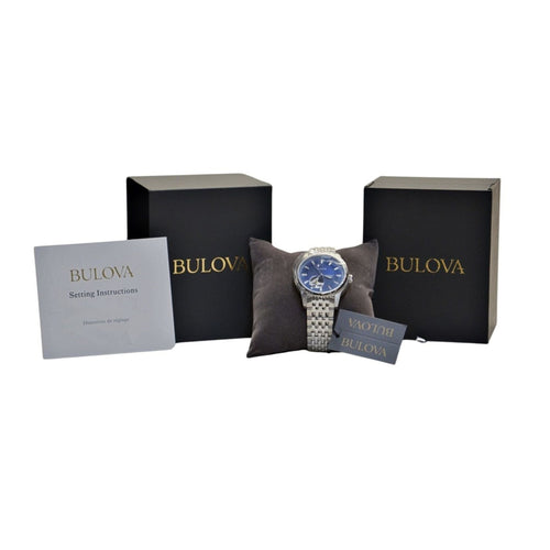 Bulova Men's Classic 96A189 Blue Dial Watch