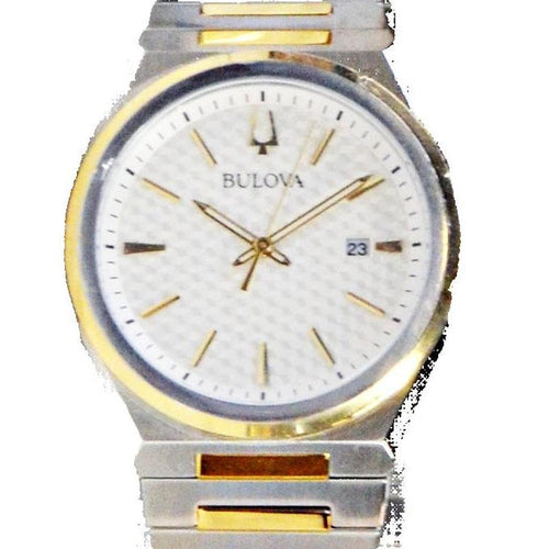 Bulova Men's Classic Two-Tone Stainless Steel Quartz Watch 98B424