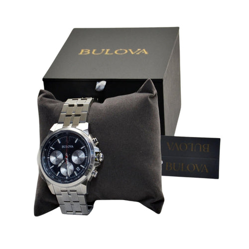 Bulova Men's Classic Watch 96B392 Black Dial