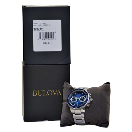Bulova Men's Marine Star 96B380 Blue Dial Watch