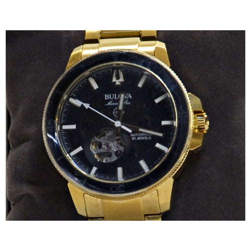 Bulova Men's Marine Star Watch 97A174 Gold-tone