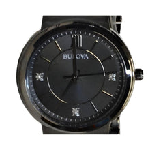 Load image into Gallery viewer, Bulova Women&#39;s Classic Black Dial Watch 98P231
