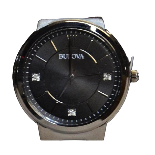 Bulova Women's Classic Black Dial Watch 98P231