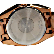 Load image into Gallery viewer, Bulova Women&#39;s Classic Surveyor Rose Gold Tone Watch 97P156
