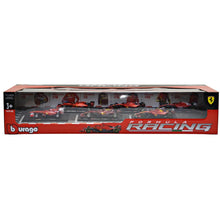 Load image into Gallery viewer, Burago Formula 1 Ferrari - 1:43 Die Cast 6 pack
