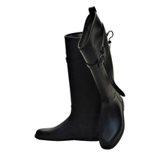 Load image into Gallery viewer, Burberry Knee High Rubber Rain Boots 8.5 (39) Black-Liquidation
