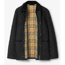 Load image into Gallery viewer, Burberry Quilted Nylon Barn Jacket sizing Medium
