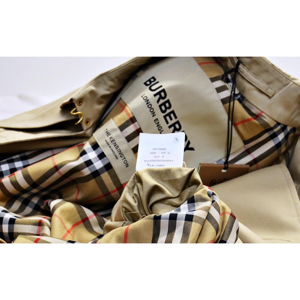 Burberry The Kensington Mens Trench Coat 52 UK sizing Medium