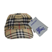 Load image into Gallery viewer, Burberry Unisex Archive-Beige Check Baseball-Style Cap - XS
